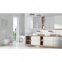 K116-050 MODUO Раковина на стільницю прямокутна 50х36, білий (1 сорт) CERSANIT-С Україна фото 3