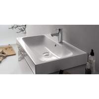 124060000 iCon Умивальник 60 cм, з 1 отв.під зміш., з переливом, колір білий глянець (1 сорт) Geberit