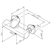 F70A20000 Spirit V2.0 Змішувач д/душа (1 сорт) AM.PM фото 6