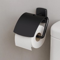 A90341422 Gem, Тримач для туалетного паперу з кришкою, чорний мат (1 сорт) AM.PM фото 7