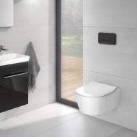 5656RS01 AVENTO Унітаз підвісний DirectFlush з кришкою QuickRelease/SoftClosing, White Alpin (1 сорт VILLEROY  BOCH фото 3