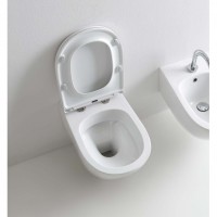 3714 30 AQUATECH Унітаз підвісний, білий матовий (1 сорт) Kerasan фото 2