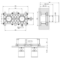54198-239  INCISO Внутрішня частина змішувача, STEEL BRUSHED (1 сорт) GESSI фото 1