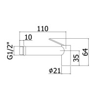 ZDUP110ST TWEET ROUND MIX Tondo Набір гігієнічного душу, Steel looking (1 сорт) Paffoni фото 2