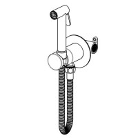 ZDUP128ST TWEET LOCK Набір гігієнічного душу прихованого монтажу, сталь (1 сорт) Paffoni фото 1