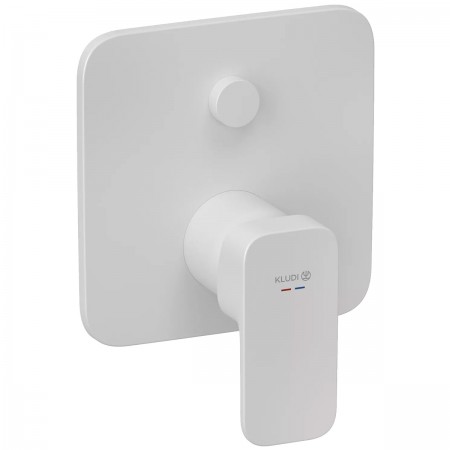 427595375 KLUDI-RENON Зовнішня частина змішувача д/ванни, білий матовий (1 сорт) Kludi