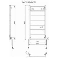 2.3.0705.10.Р Рушникосушка ел. Класік F НР-I 1090х530/75 TR K (1 сорт) Mario фото 4