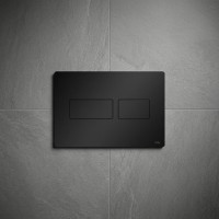 9240416 TECEsolid Панель змиву для унітазу, чорна матова (1 сорт) Tece