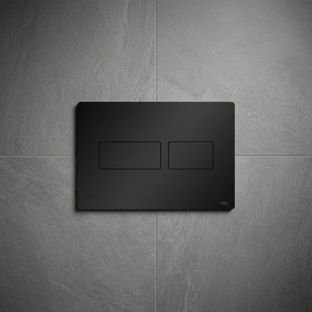 9240416 TECEsolid Панель змиву для унітазу, чорна матова (1 сорт) Tece