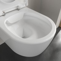 5656HR01 AVENTO Унітаз підвісний DirectFlush з кришкою QuickRelease/SoftClosing, White Alpin (1 сорт VILLEROY  BOCH фото 8
