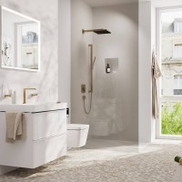 24337140 HG Тримач верхнього душу 390, brushed bronze (1 сорт) HANSGROHE фото 2