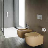 B.CWBLRF  BULL SLIM Soft Close Кришка, Beige Nuance (1 сорт) SDR фото 2