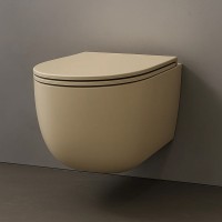 B.CWBLRF  BULL SLIM Soft Close Кришка, Beige Nuance (1 сорт) SDR