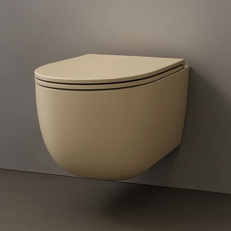 B.CWBLRF  BULL SLIM Soft Close Кришка, Beige Nuance (1 сорт) SDR