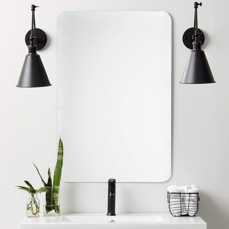 4500700 Basic Дзеркало 500х700 закруглене (1 сорт) Devit