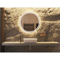 5501090 AllRound Кругле дзеркало d90см з LED підсвіткою та тачсенсором (1 сорт) Devit фото 4