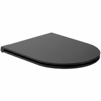 3030140B ART 3.0  Кришка soft-close до унітазу підвісного, чорна (1 сорт) Devit