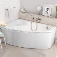 S301-097 SICILIA NEW 1Ванна асиметрична 170х100 лівостороння (1 сорт) CERSANIT-С Україна фото 3