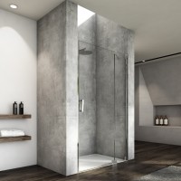 CA13D0905007 CADURA Душові двері,петлі справа, скло прозоре, проф.алюм.хром (1 сорт) Ronal фото 2