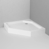 W90UT-405-090BT 5-кутовий душовий піддон  Gem 90x90, білий (1 сорт) AM.PM фото 2