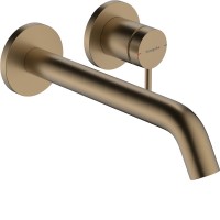 73351140 HG Tecturis S Зовнішня частина змішувача для раковини зі стіни 22,5 см, brushed bronze (1 с HANSGROHE