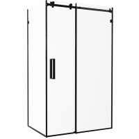 SE2340B ART 3.0 Кабіна душова, прямокутна, розсувна,1200*800 мм, без піддона, скло прозоре, чорна ма Devit