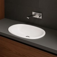 OC36AWHA LILY Раковина в стільницю овальна, 46 см (1 сорт) RAK Ceramics фото 2