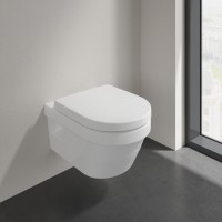 5684HR01 OMNIA ARCHITECTURA Унітаз підвісний DirectFlush + 98M9C101 Кришка (1 сорт) VILLEROY  BOCH фото 5