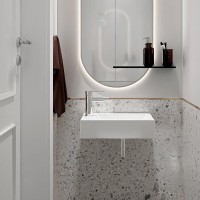 Раковина Faro R 408х227, колір білий, покриття глянець (1 сорт) MIRAGGIO фото 5