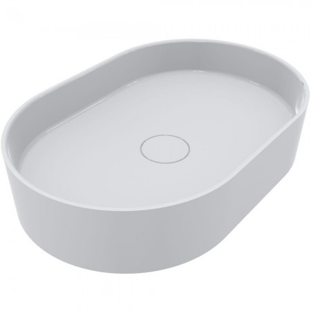 Раковина Kira 600х400 накладний, колір білий, покриття глянець (1 сорт) MIRAGGIO