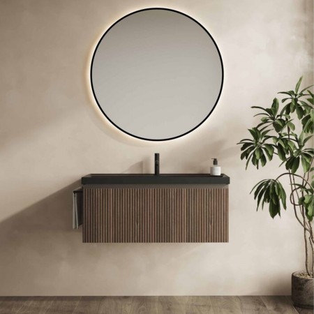 131789+131799  Тумба VORA 80  1 ящ,  зі стільницею,  WALNUT NOTE (1 сорт) ROYO