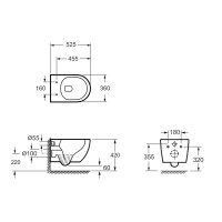 2010510 DO IT Біде підвісне + кріплення (1 сорт) Devit фото 3