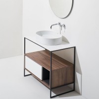 FO02  Folio Раковина на стільницю, овальна, moka (1 сорт) SIMAS фото 1