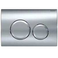 115.127.21.1 Delta20 round Клавіша змиву з подвійним змивом: Глянцевий хром (1 сорт) Geberit промо фото 3