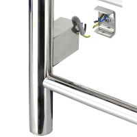 3.0.1000.0.P Комплект прихованого підключення мереж.дроту для прямокутного стояка, полір.нерж. (може Mario фото 4