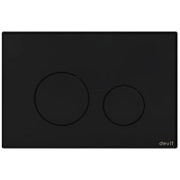 90.211.KB Клавіша змиву д/інсталяції 90.211, чорний матовий (1 сорт) Devit фото 1