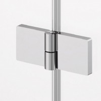 AN13WG10005007 Annea Одностворчаті двері з фіксованою стінкою в одній лінії і L-кріпленням, петлі зл SanSwiss фото 3