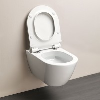 881511/MS86CSN11/FISR2  PURA, Унітаз підвісний + кришка + набір кріп., глянцевий білий (1 сорт) GSI фото 2