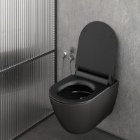 881526/MS86CSN26/FISR2  PURA, Унітаз підвісний + кришка + набір кріп., ardesia (1 сорт) GSI фото 2