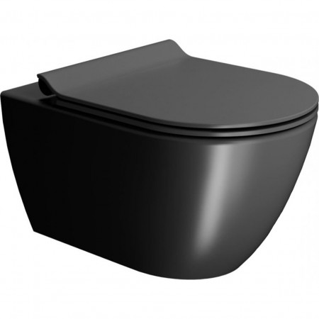 881526/MS86CSN26/FISR2  PURA, Унітаз підвісний + кришка + набір кріп., ardesia (1 сорт) GSI