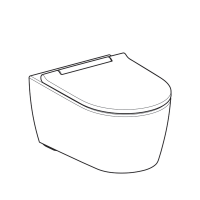 500.201.01.1 Підвісний унітаз Geberit ONE, без обідка, воронкоподібний змив TurboFlush, прих.кріплен Geberit фото 1