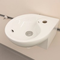 1011135 SMALL Раковина без донного клапану 350х350х145 (1 сорт) Devit фото 2