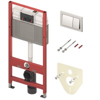 9400406 Комплект TECEbase (модуль+панель змиву TECEbase хром глянцевий+кріплення+прокладка) (1 сорт) Tece