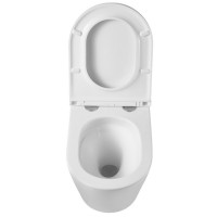DCA0530111W Calma Унітаз підвісний 515x355x365mm з кришкою soft-close, Vortex Flush, білий глянець ( Devit фото 9