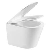 DCA0530111W Calma Унітаз підвісний 515x355x365mm з кришкою soft-close, Vortex Flush, білий глянець ( Devit фото 6