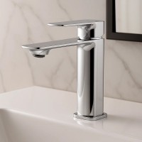 5040010 QUADRA Змішувач для раковини, хром (1 сорт) Devit фото 2