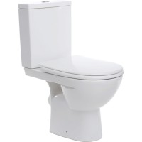2397250UA STATUS Унітаз-компакт підлоговий, горизонтальний випуск, змивний бачок 3/6 л, нижній підві KOLO фото 1