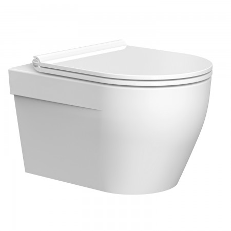 3020110 LAGUNA Підвісний безобідковий унітаз+кришка quick-fix, soft-close (1 сорт) Devit