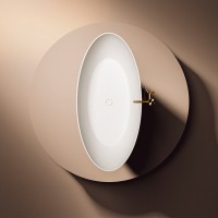 V308BO/V3080XBO800S CAREZZA Ванна зі штучного каменю 180 x 85 x 52h, білий матовий (1 сорт) TREESSE фото 4