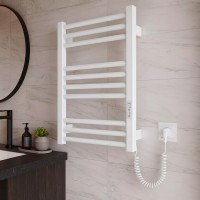 6.1.0400.06.WM Рушникосушка ел. HF Derby 570х430 білий мат, в комплекті з прих.підкл (1 сорт) Hygge Family фото 6